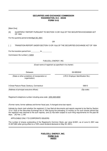 Vorschaubild FuelCell Energy
 10-Q Quartalsbericht  