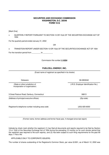 Vorschaubild FuelCell Energy
 10-Q Quartalsbericht  