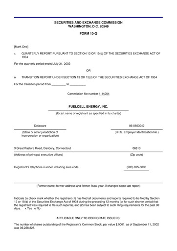 Vorschaubild FuelCell Energy
 10-Q Quartalsbericht  