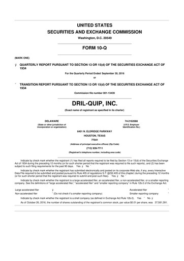 Vorschaubild Innovex International 10-Q Quartalsbericht 2016 