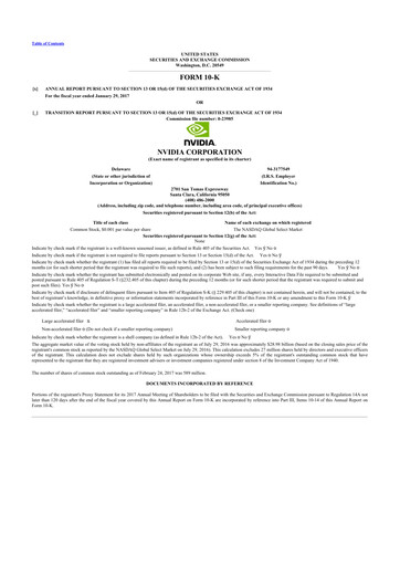 Thumbnail NVIDIA 10-K Annual Report 2017