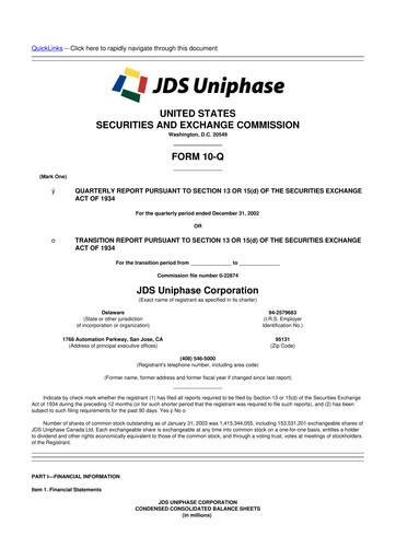 Thumbnail VIAVI Solutions
 10-Q Quarterly Report FY 