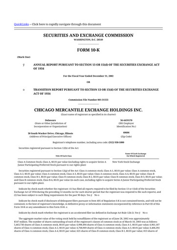 Thumbnail CME Group 10-K Annual Report 