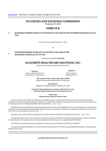 Thumbnail Veradigm 10-K Annual Report 