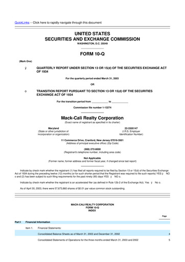 Thumbnail Veris Residential 10-Q Quarterly Report FY 