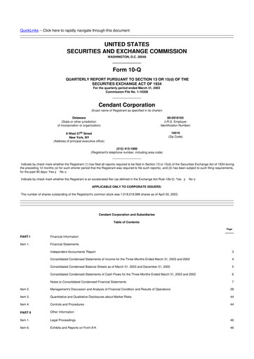 Thumbnail Avis Budget Group
 10-Q Quarterly Report FY 