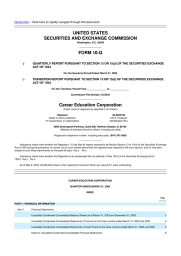 Thumbnail Perdoceo Education 10-Q Quarterly Report FY 
