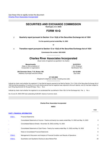 Vorschaubild CRA International
 10-Q Quartalsbericht  
