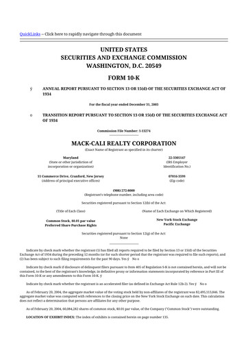 Thumbnail Veris Residential 10-K Annual Report 