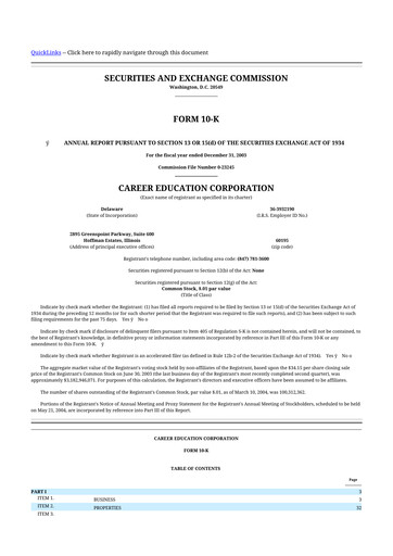 Thumbnail Perdoceo Education 10-K Annual Report 