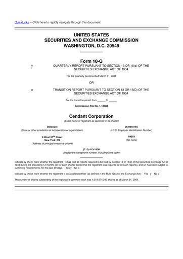 Thumbnail Avis Budget Group
 10-Q Quarterly Report FY 