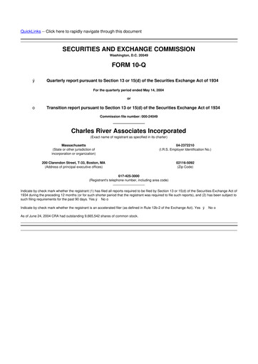 Vorschaubild CRA International
 10-Q Quartalsbericht  
