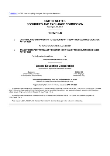 Thumbnail Perdoceo Education 10-Q Quarterly Report FY 