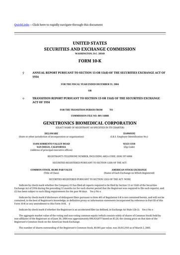 Thumbnail Inovio Pharmaceuticals 10-K Annual Report 