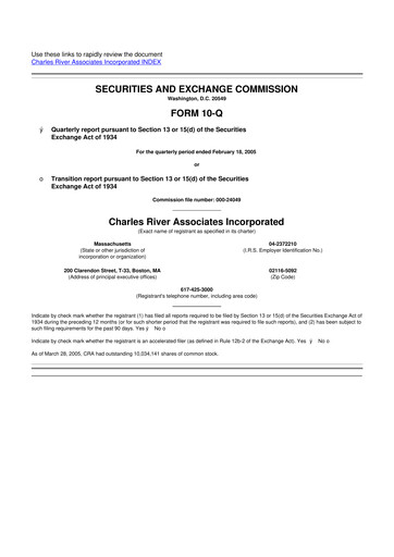 Vorschaubild CRA International
 10-Q Quartalsbericht  