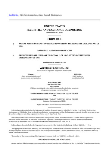 Thumbnail Kratos Defense & Security Solutions 10-K Annual Report 