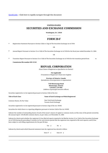 Thumbnail Bausch Health
 20-F Annual Report 