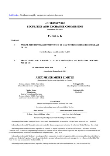 Thumbnail Golden Minerals
 10-K Annual Report 