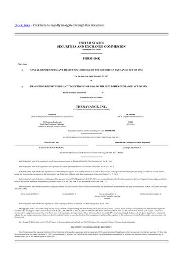 Thumbnail Innoviva 10-K Annual Report 