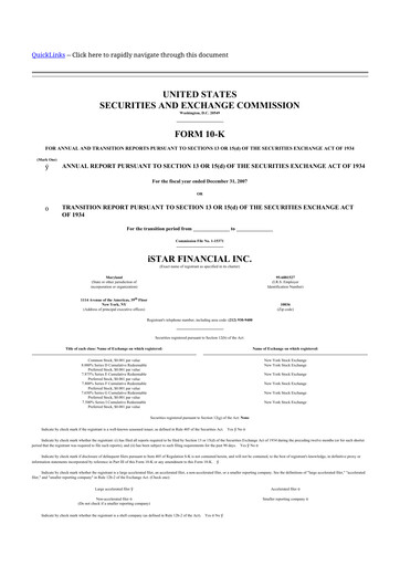 Thumbnail Safehold
 10-K Annual Report 