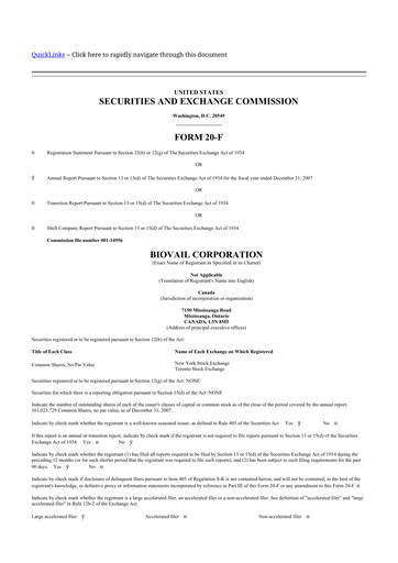 Thumbnail Bausch Health
 20-F Annual Report 