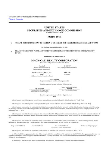 Thumbnail Veris Residential 10-K Annual Report 