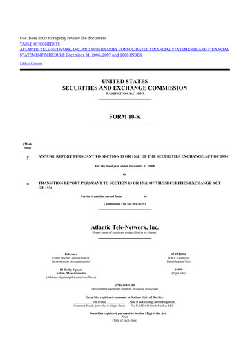 Thumbnail ATN International 10-K Annual Report 