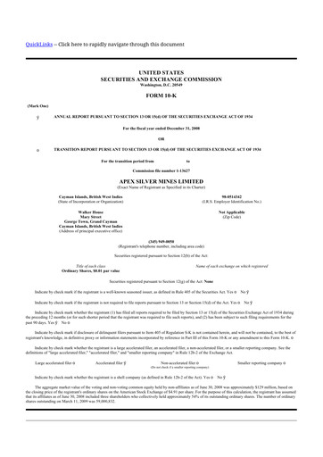 Thumbnail Golden Minerals
 10-K Annual Report 