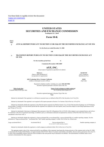 Thumbnail AXT Inc
 10-K Annual Report 