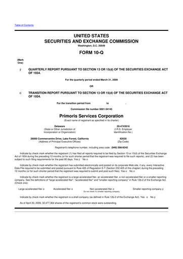 Vorschaubild Primoris Services Corporation
 10-Q Quartalsbericht  