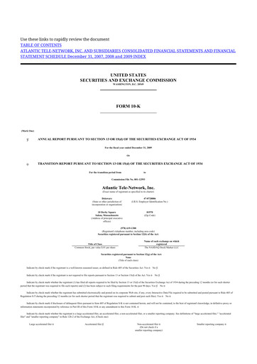 Thumbnail ATN International 10-K Annual Report 