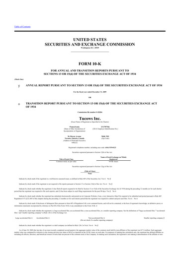 Thumbnail Tucows 10-K Annual Report 