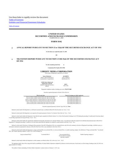 Thumbnail QVC Group 10-K Annual Report 2010