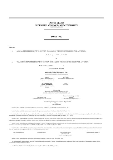 Thumbnail ATN International 10-K Annual Report 