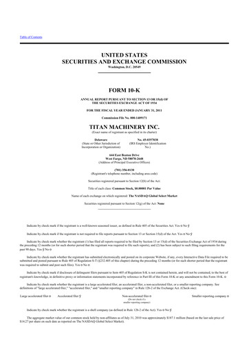 Thumbnail Titan Machinery 10-K Annual Report 