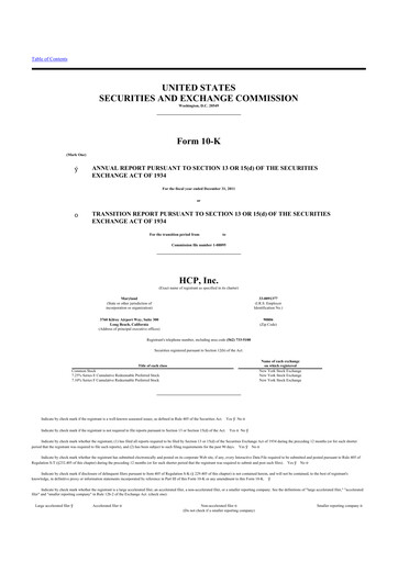 Thumbnail Healthpeak Properties
 10-K Annual Report 2011