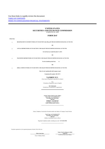 Thumbnail Nebius Group 20-F Annual Report 2011