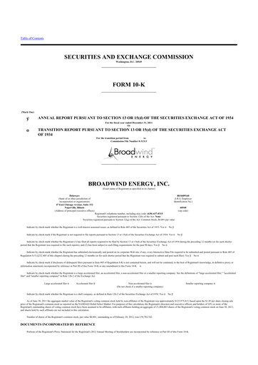 Thumbnail Broadwind 10-K Annual Report 2011