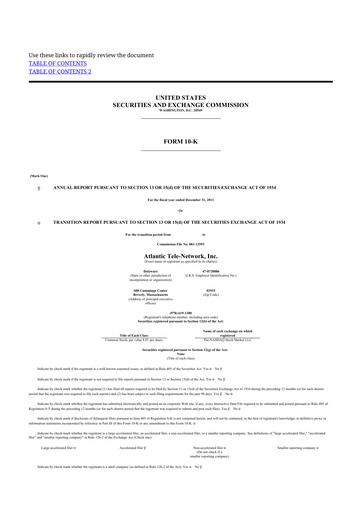 Thumbnail ATN International 10-K Annual Report 2011