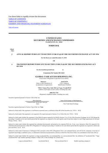 Thumbnail Everi Holdings
 10-K Annual Report 2013