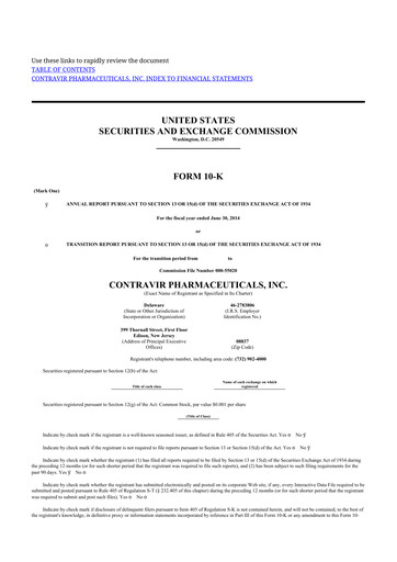 Thumbnail Hepion Pharmaceuticals 10-K Annual Report 2014