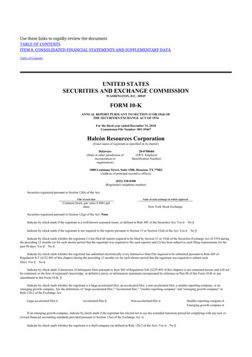 Thumbnail Battalion Oil 10-K Annual Report 2018