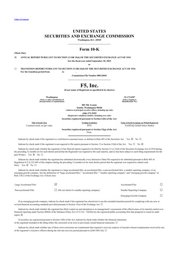 Thumbnail F5 10-K Annual Report 2025