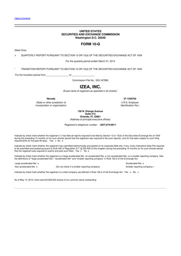 Thumbnail IZEA Worldwide
 10-Q Quarterly Report FY 