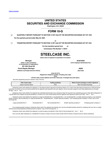 Thumbnail Steelcase 10-Q Quarterly Report FY2021 