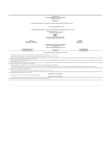 Thumbnail Crown Castle 10-K Annual Report 2020