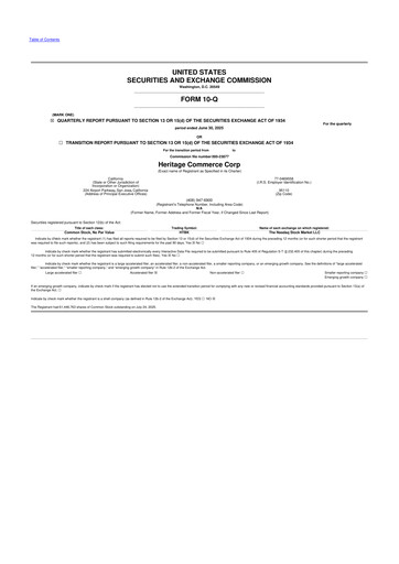 Thumbnail Heritage Commerce 10-Q Quarterly Report FY2025 