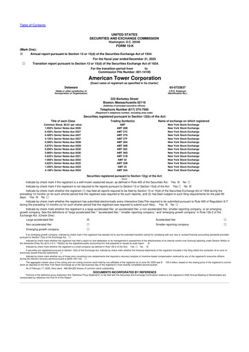 Thumbnail American Tower 10-K Annual Report 2025