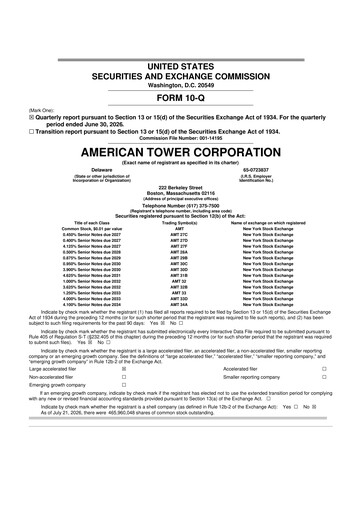 Thumbnail American Tower 10-Q Quarterly Report FY2026 