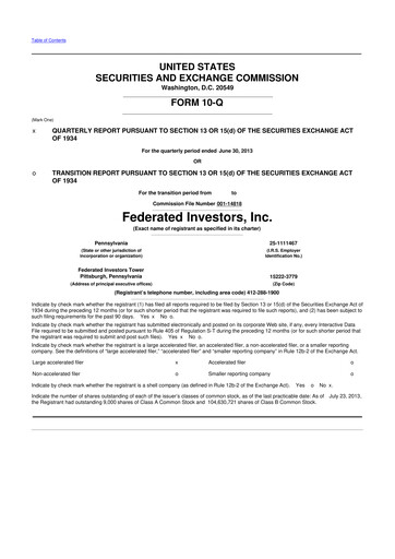 Thumbnail Federated Hermes
 10-Q Quarterly Report FY2013 